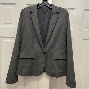Ann Taylor Plaid Blazer